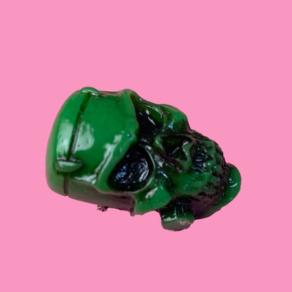 【KREEPSVILLE666】MONSTER SKULL GREEN BADGE BROOCH