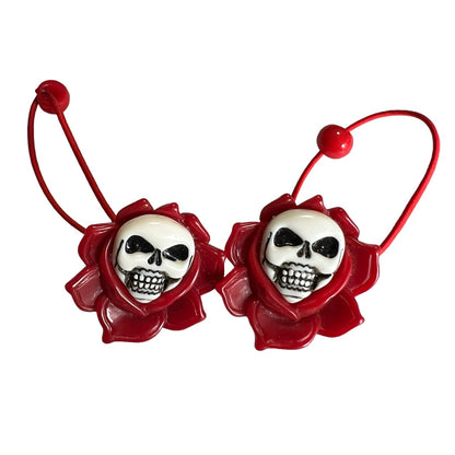 Skull Rose Hair Rubber