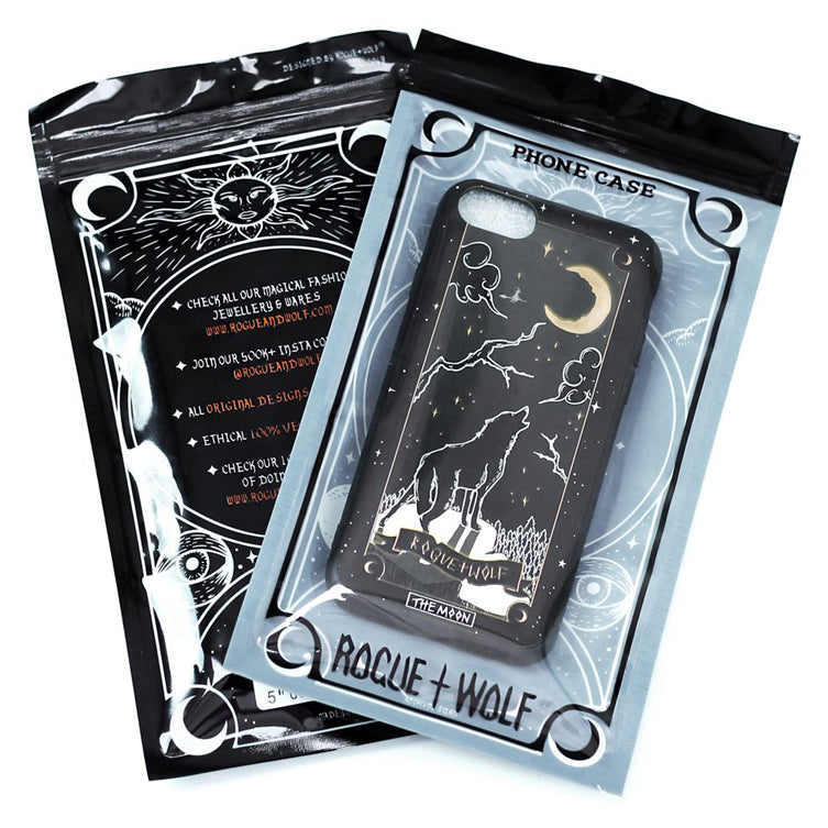 THE MOON TAROT GOLD PHONE CASE