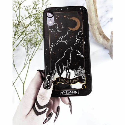 THE MOON TAROT GOLD PHONE CASE