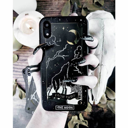 THE MOON TAROT GOLD PHONE CASE