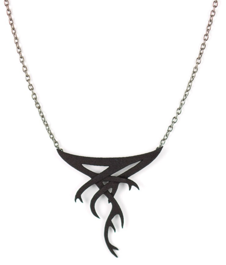 THE FORGET NECKLACE IN BLACK