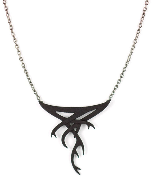 THE FORGET NECKLACE IN BLACK