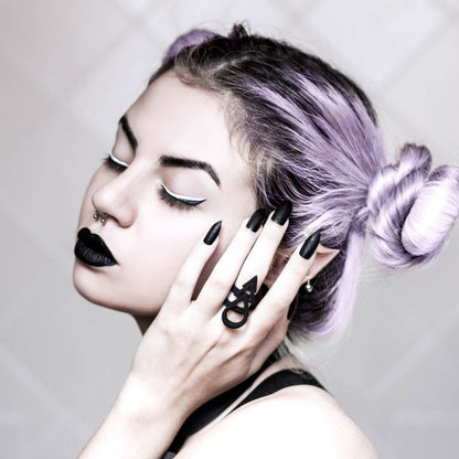 THE RUNE RING IN BLACK
