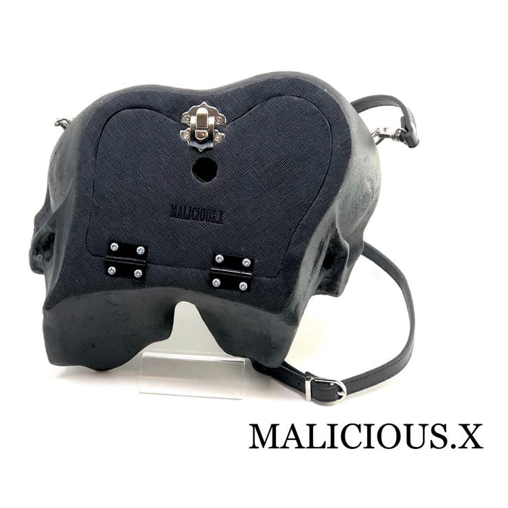 TWIN SKULL SHOULDER BAG