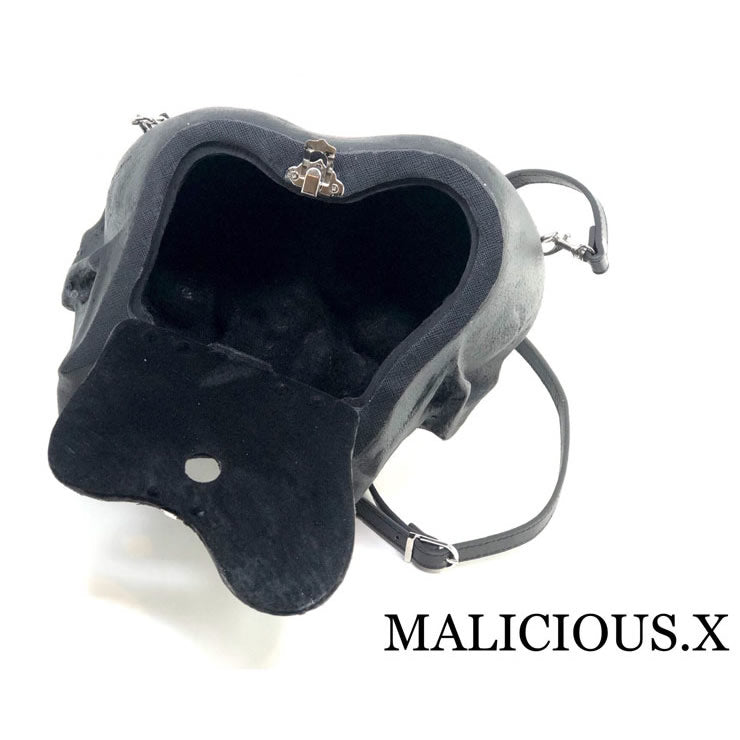 TWIN SKULL SHOULDER BAG