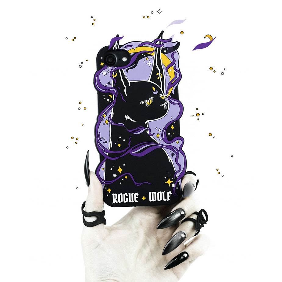 WITCH KITTEN MERLYN PHONE CASE