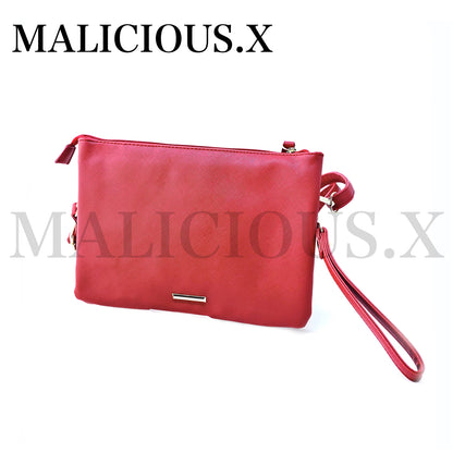 CAT FANG CLUTCH & SHOULDER BAG/RED