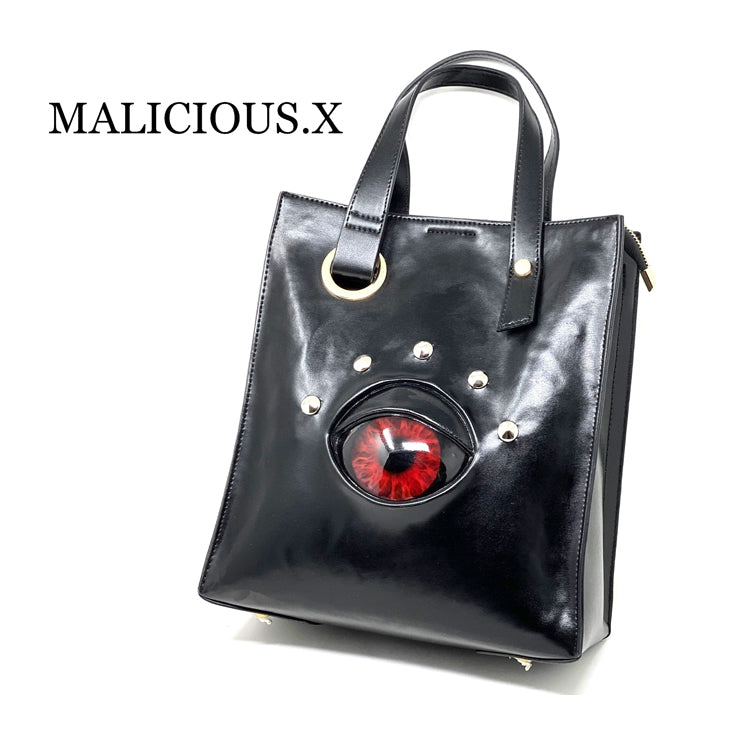 DEVIL EYE SHOULDER HANDBAG / RED