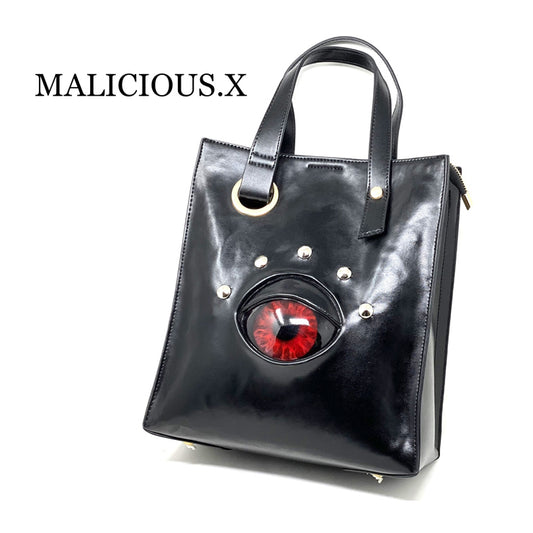 DEVIL EYE SHOULDER HANDBAG / RED