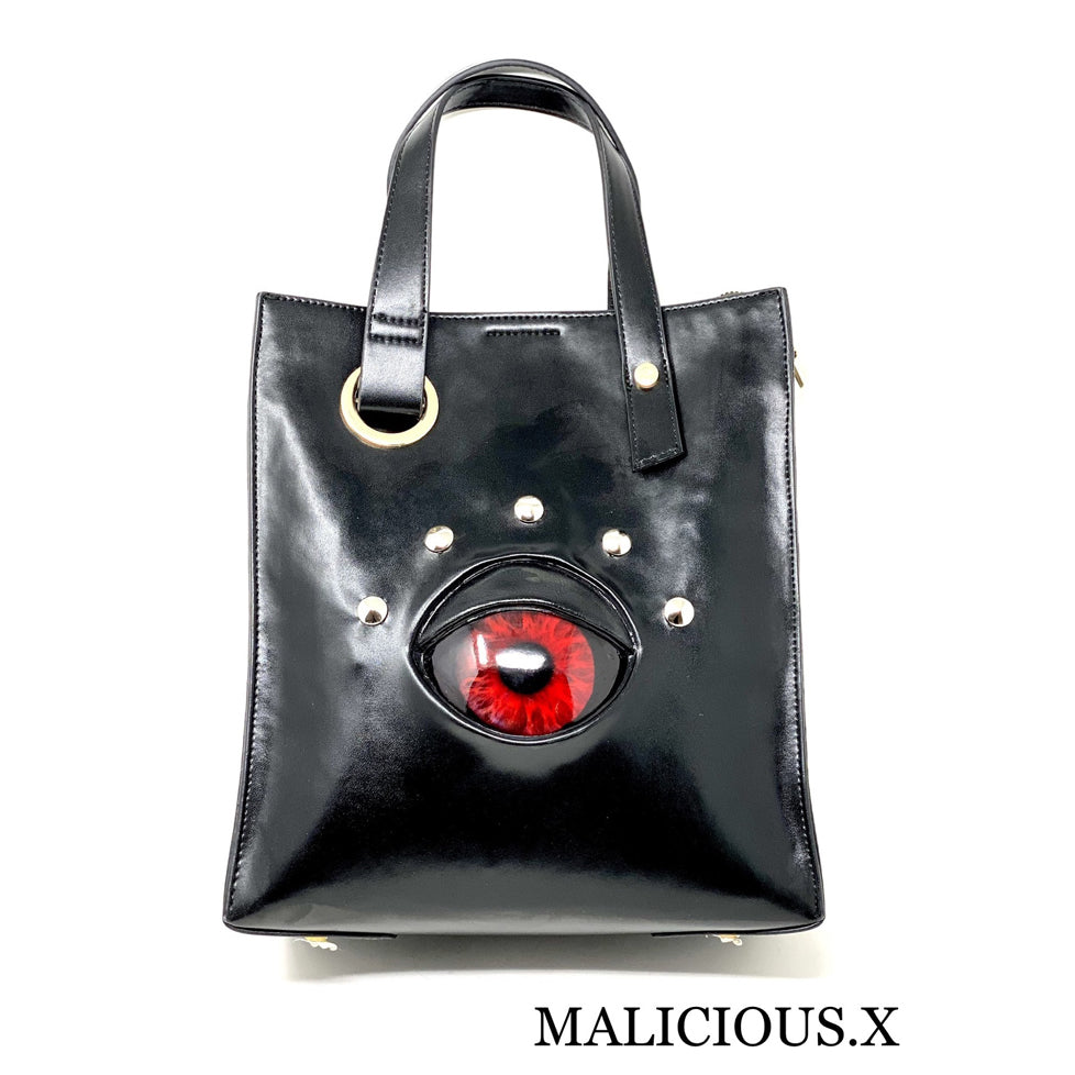 DEVIL EYE SHOULDER HANDBAG / RED