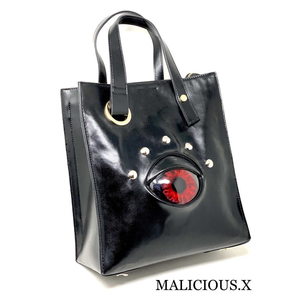 DEVIL EYE SHOULDER HANDBAG / RED